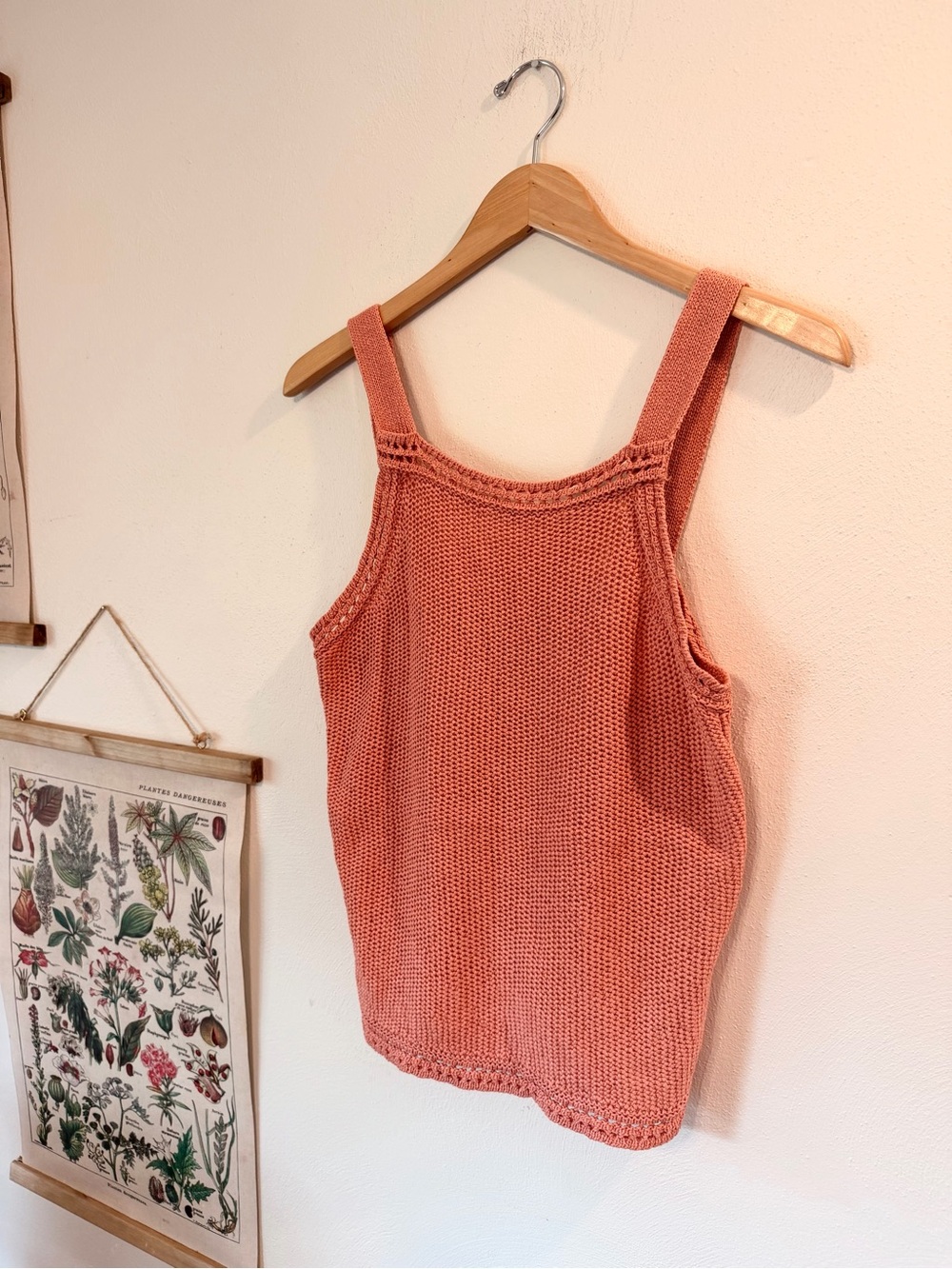 Banana Republic - Small - Coral Knit Tank Top